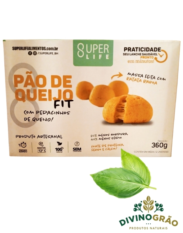 PAO DE QUEIJO DE BAROA SUPERLIFE 12 UNIDADES 😍