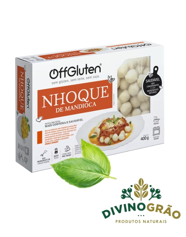 NHOQUE DE MANDIOCA 400G OFFGLUTEN 👨🍳👨🍳