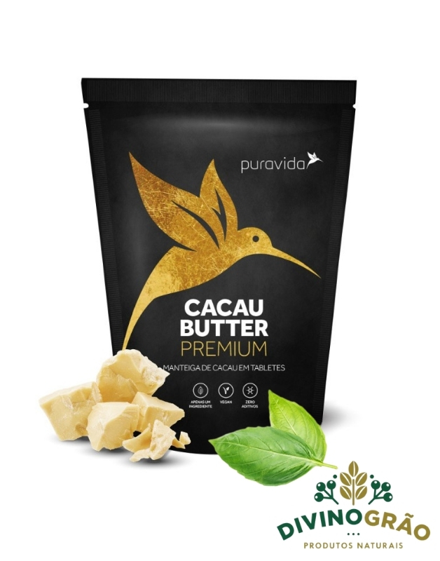 MANTEIGA DE CACAU BUTTER 250G PURAVIDA 👨🍳👨🍳
