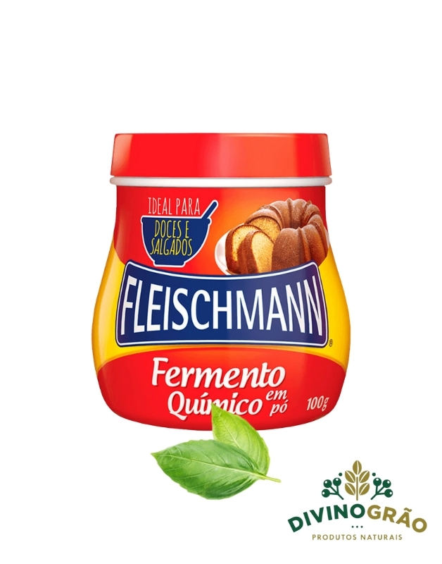 FERMENTO QUIMICO EM PÓ 100G FLEISCHMANN 🍞🍞