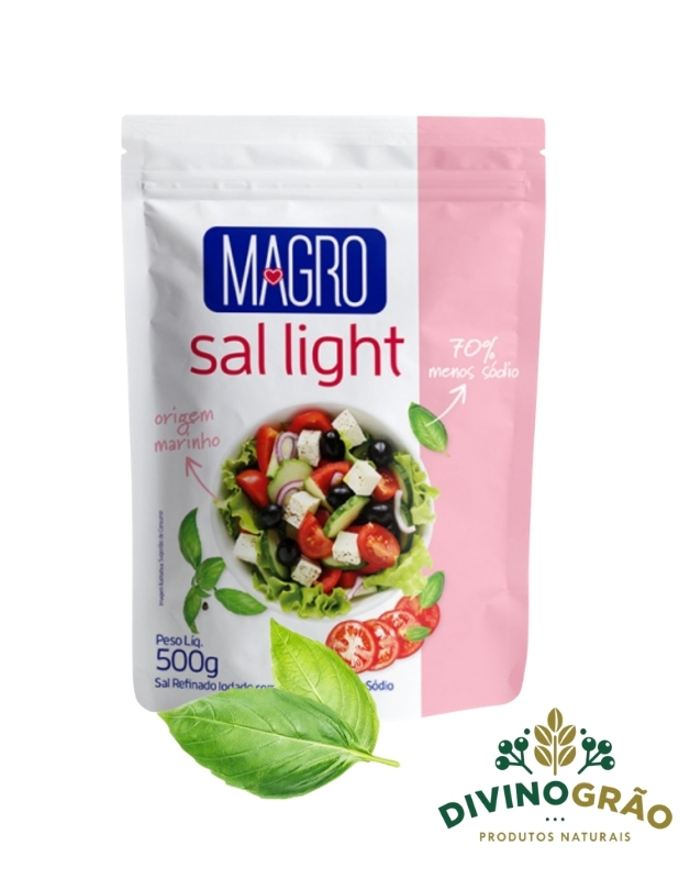 SAL LIGHT MAGRO 500G - 70% MENOS SODIO 🍴🍴
