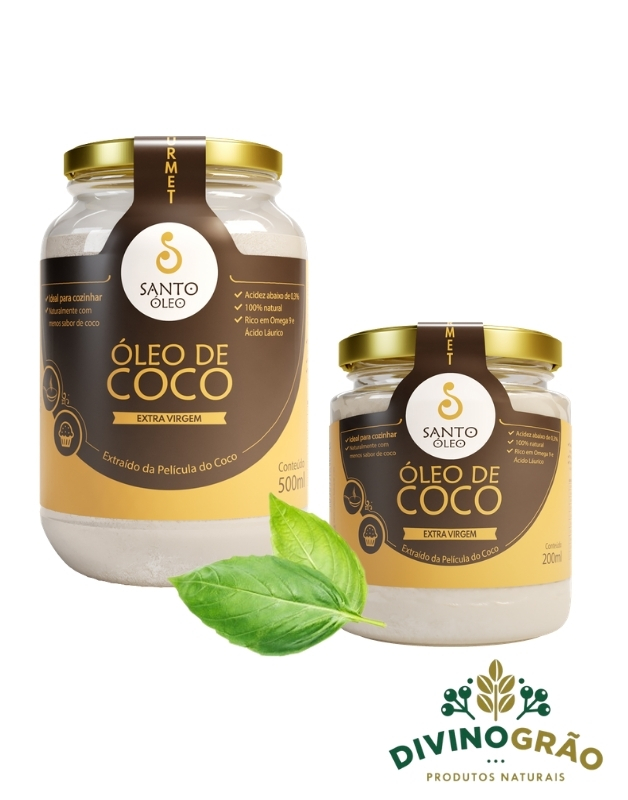 OLEO DE COCO EXTRA VIRGEM SANTO OLEO 🥥🥥