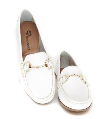 SPA JRB MOCASSIM COURO 830 RB ROMA BRANCO