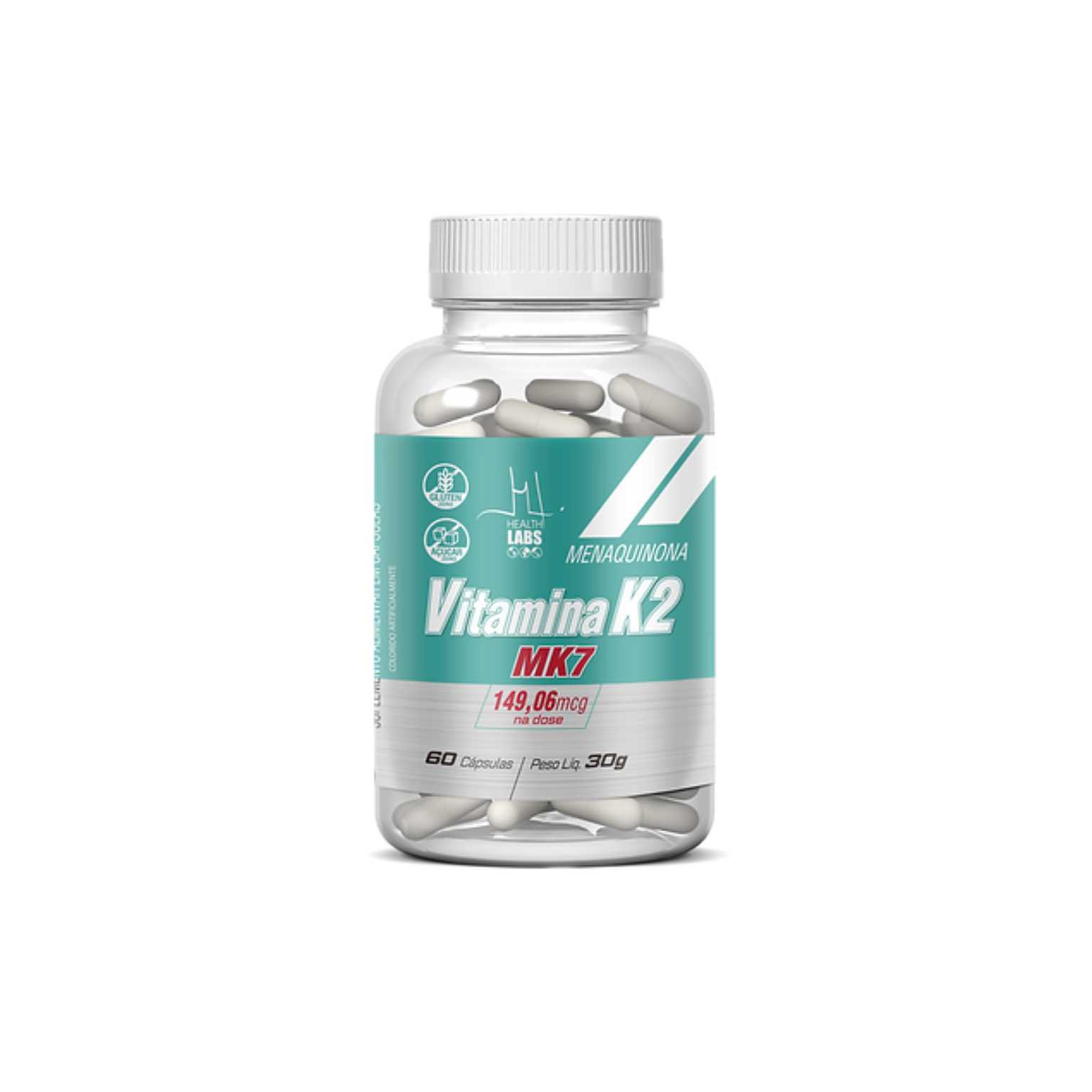 VITAMINA K2-MK7 60CAPS HEALTH LABS 👩‍⚕️💊