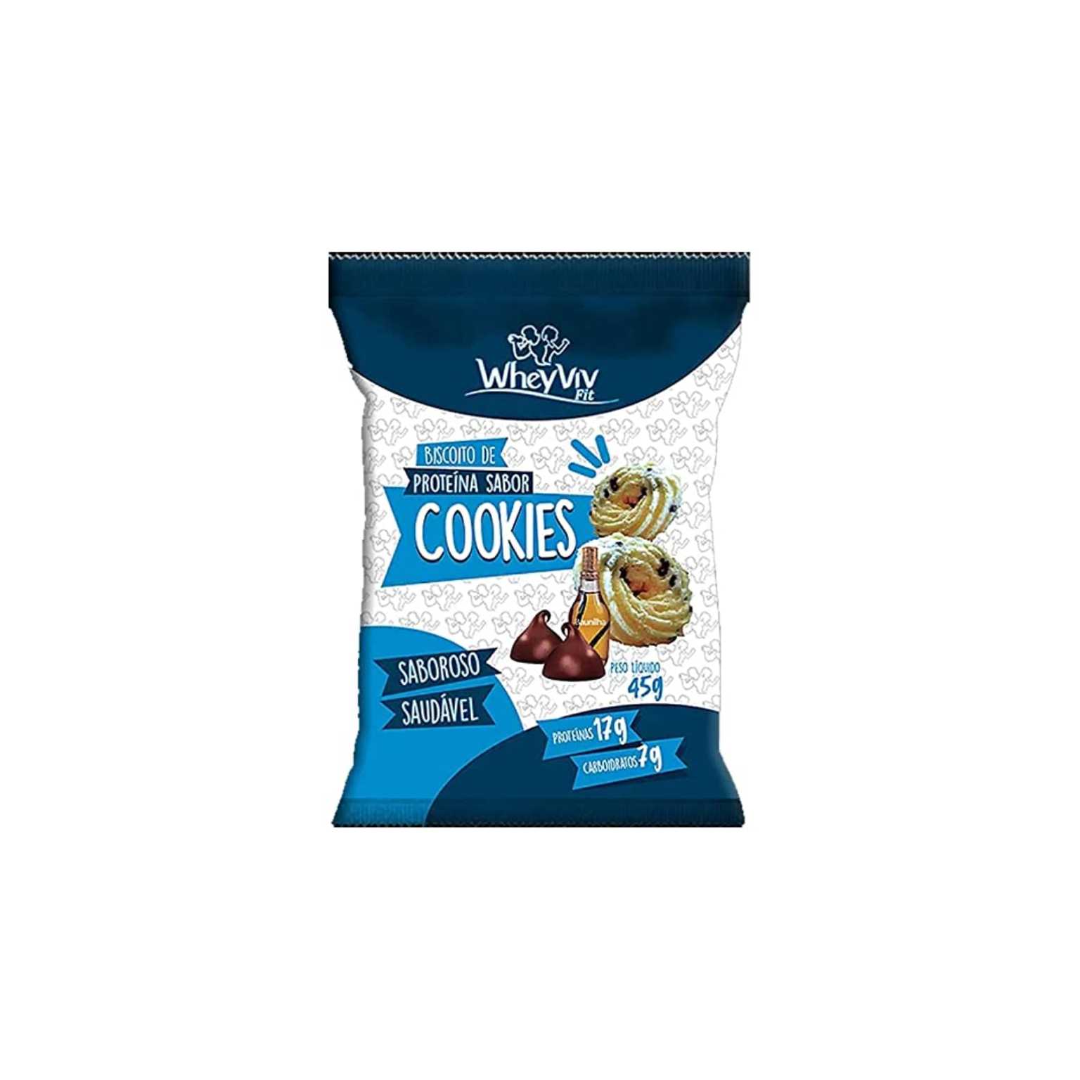 BISCOITO FIT 45G WHEY VIV FIT