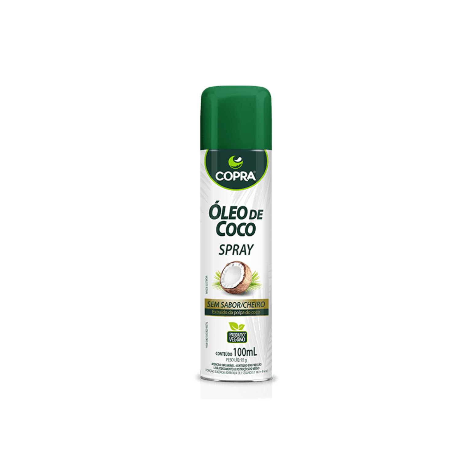 ÓLEO DE COCO SEM SABOR SPRAY 100ML COPRA