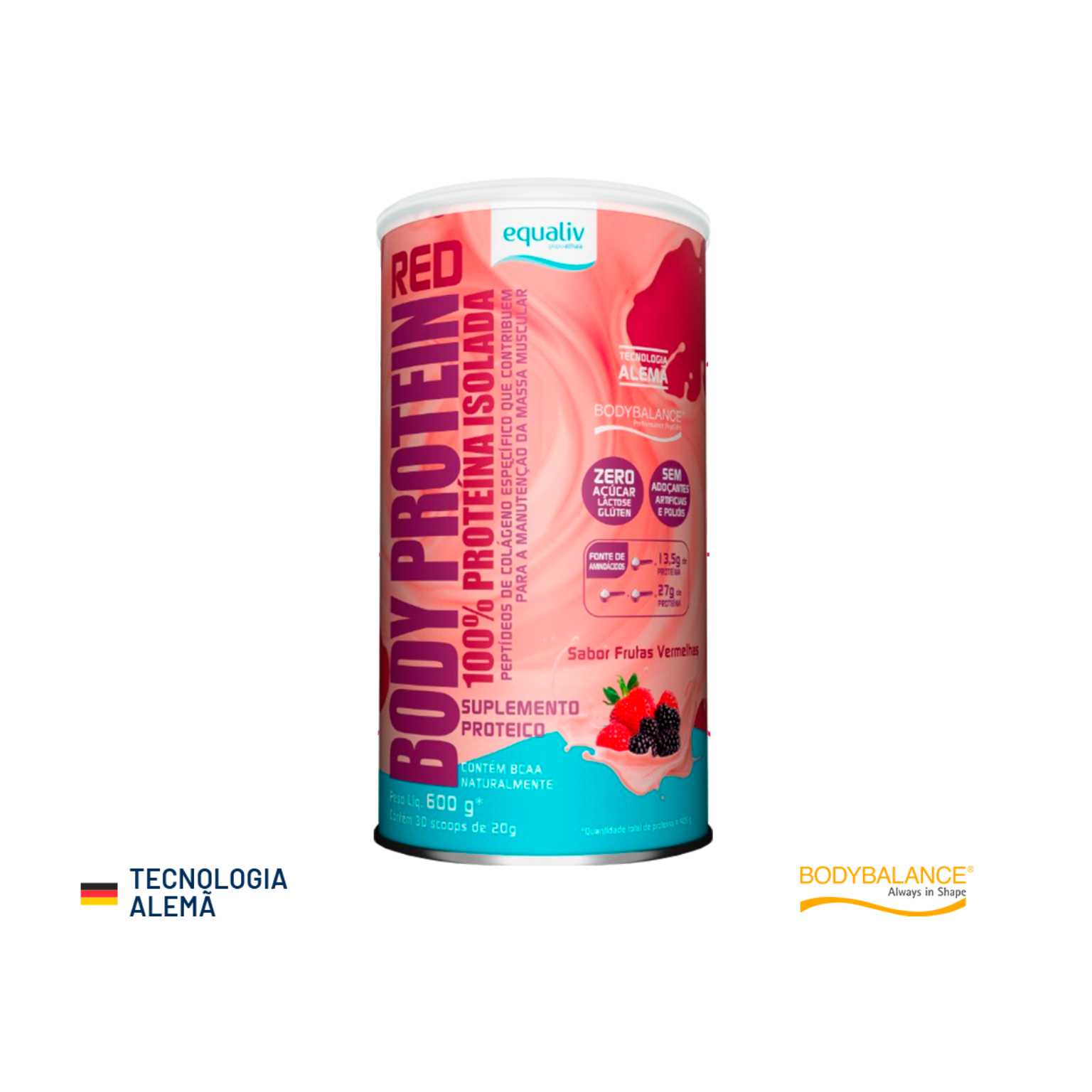 BODY PROTEIN RED 600G EQUALIV
