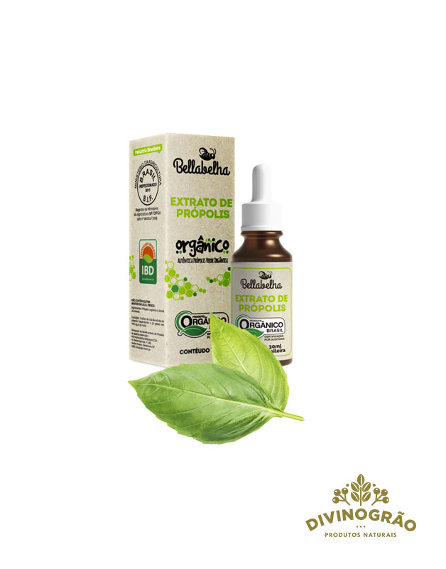 EXTRATO PRÓPOLIS ORGÂNICO 30ML BELLA ABELHA 🐝