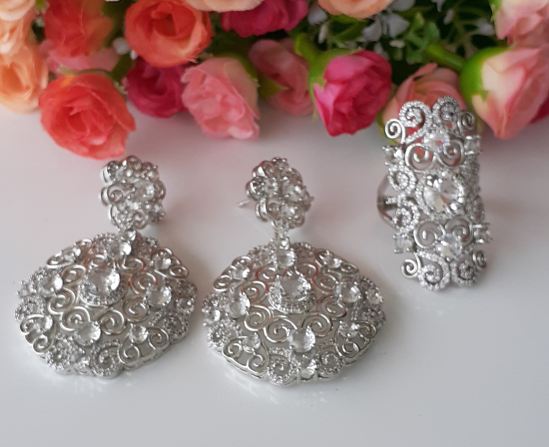 Conjunto Cristal com Zirconias